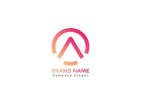 Custom abstract logo design template featuring creative minimal geometric shape ideal for modern business branding, technology company, and digital identity. vector