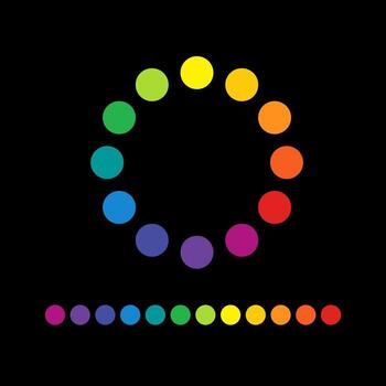 Colors, Loading Bars, Vibrant UI Element design vector