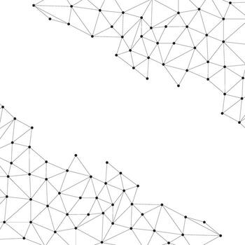 AI Neural Abstract Network Connection Background vector