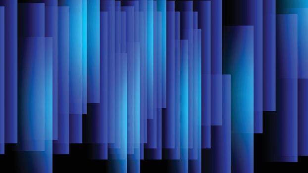 blue futuristic background with modern graphic vertical geometric shape and color gradient. abstract overlapping vector