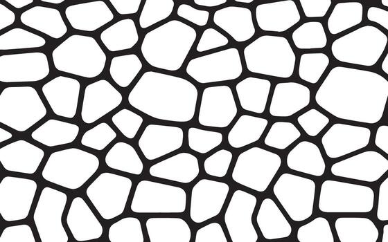 Abstract Cell Pattern Illustration Repeating Geometric Shape vector