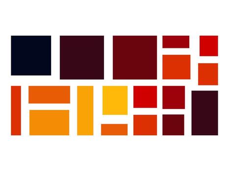 resumen geométrico modelo de vistoso cuadrícula aislado en blanco antecedentes vector