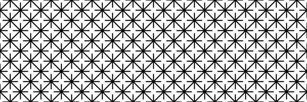 horizontal seamless black square with plus pattern for design and background. vector