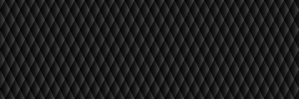 horizontal elegant black gradient diamond shape for pattern and background. vector