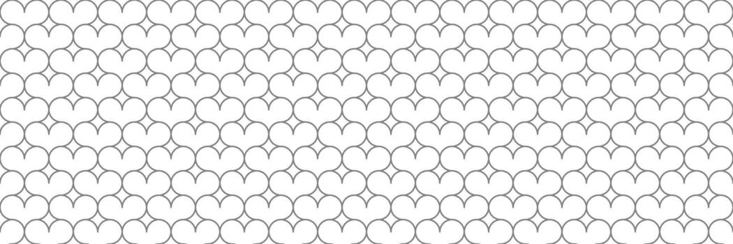 horizontal lined figure of heart design for pattern and background. vector