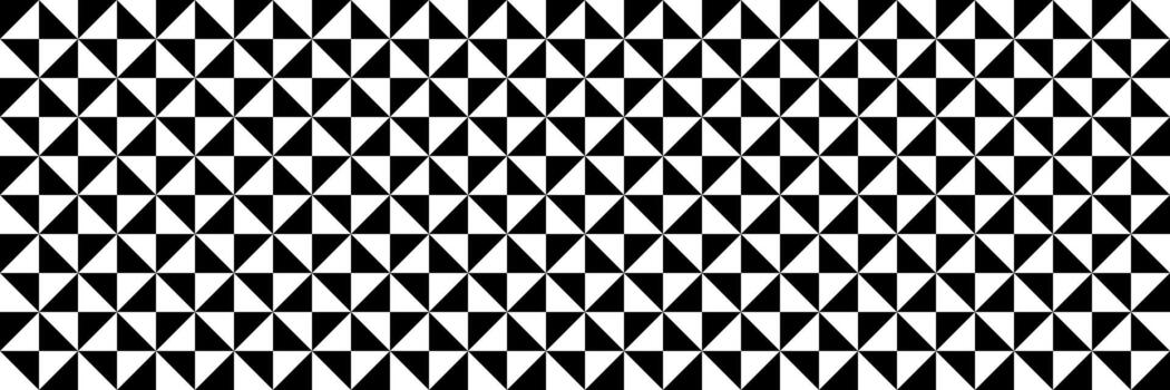 horizontal black triangle design for pattern and background. vector