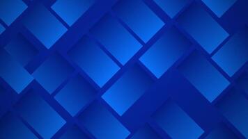 un astratto geometrico sfondo modello con un incastro piazza design con pendenza ombreggiatura per profondità. video