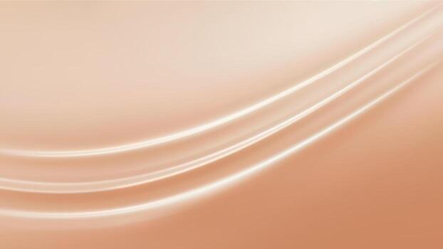Soft abstract lines on beige gradient background vector
