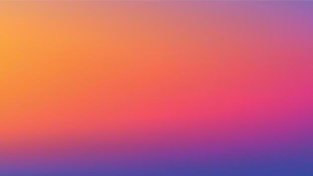 Warm gradient background with vivid sunset-inspired abstract color blend vector