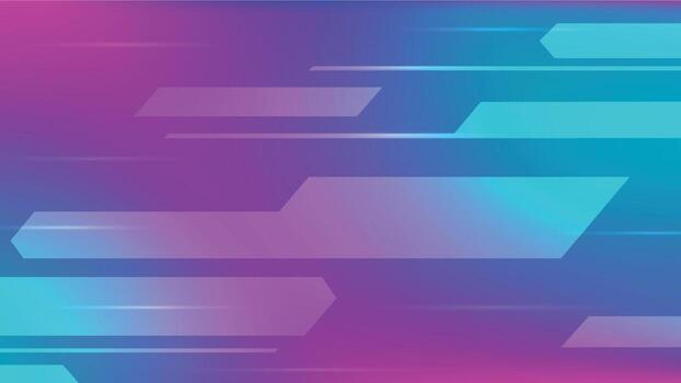 Futuristic digital background with neon gradient and geometric speed lines vector