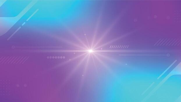 futurista neón Estallar antecedentes con brillante tecnología líneas y resumen formas vector