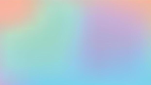 Pastel gradient background with soft calm abstract color transitions vector