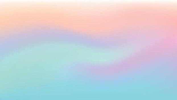 ligero pastel degradado con suave soñador resumen color olas vector