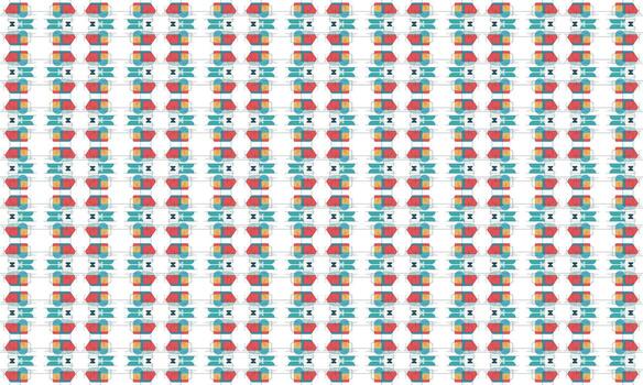 plano polígono modelo con equilibrado geométrico formas vector