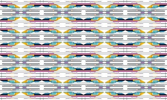 A colorful pattern with a diagonal line vector