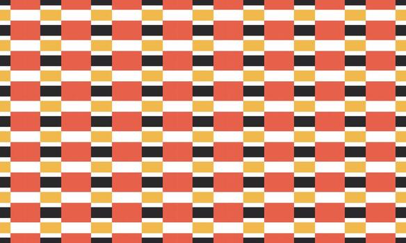 sin costura geométrico modelo con cuadrícula y círculos en negrita mínimo estilo vector