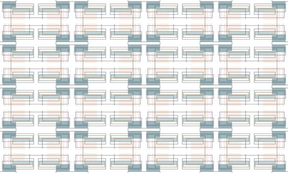 Seamless Flat Geometric Pattern with Clean Abstract Shapes vector