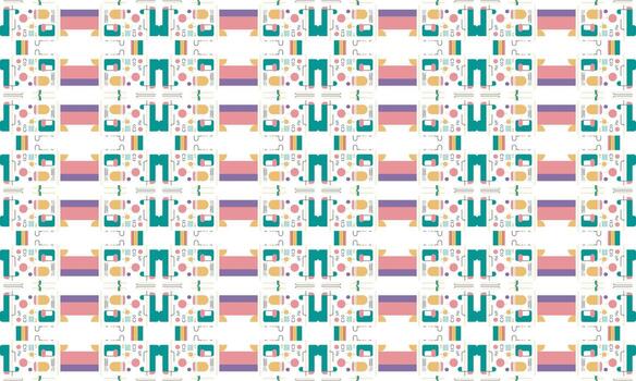 Flat Minimal Background with Geometric Composition vector