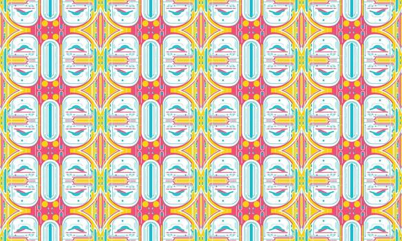 Modern Flat Geometric with Simple Structure and Line Balance vector