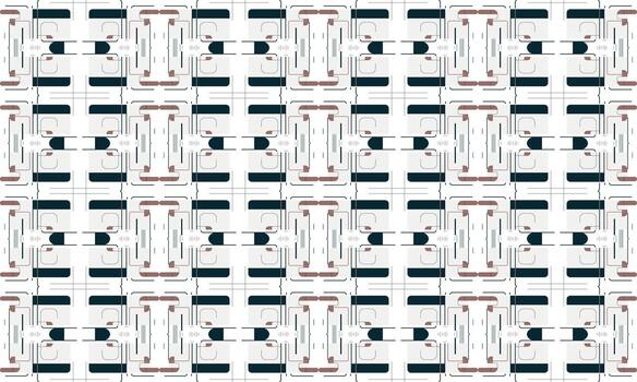 Minimal Geometric Layout with Clean Abstract Forms vector