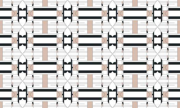 A black and white geometric pattern with a diagonal line vector