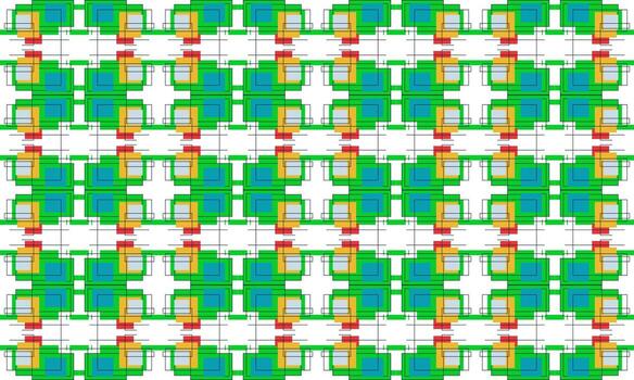 Simple Polygonal Geometric Pattern in Flat Design Style vector