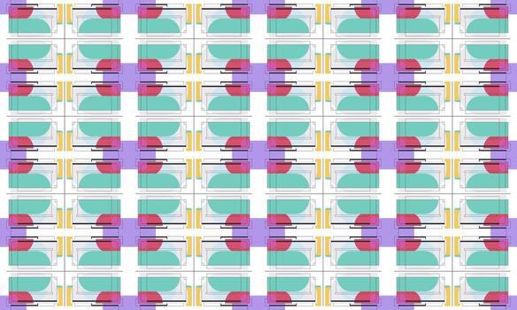 Modern Minimal Abstract Lines Pattern for Clean Digital Artwork vector