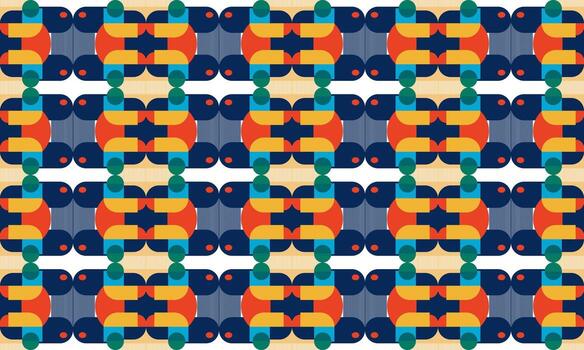 Hipster Minimalist Geometric Pattern for Branding and Merchandise vector