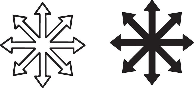A collection of two distinct user decline icons one presented as an outline and the other as a solid silhouette illustrating a person symbol alongside a downward trending graph vector