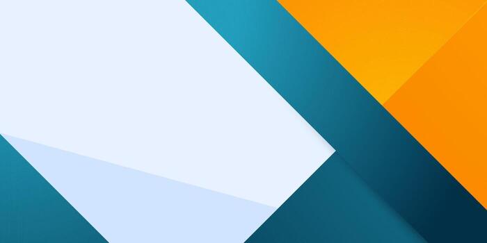 resumen corte de papel bandera antecedentes con azul y naranja elemento color formas modelo en brillante antecedentes. vector