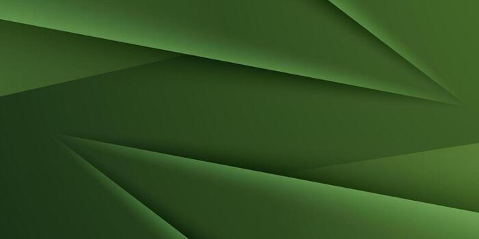 Simple elegant green banner textured background. Papercut shadow overlap design. vector