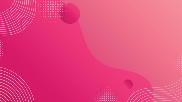 Modern Pink Gradient Abstract Background with Geometric Shapes vector