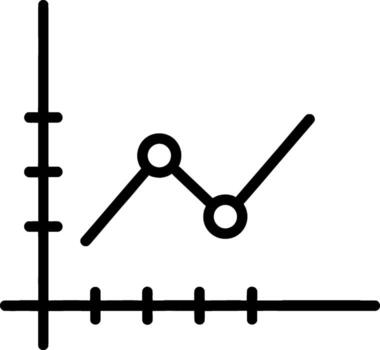 Streamlined graphic illustrating dynamic data fluctuations, perfect for representing market trends, financial growth, and strategic performance analysis in a modern, scalable design vector