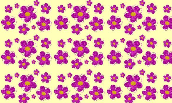A repeating floral pattern background. A design suitable for modern and minimalist visual styles. vector