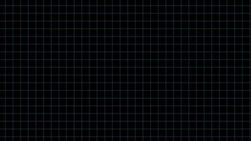 perspectiva geométrico grafico modelo cuadrícula animación aislado en negro antecedentes video