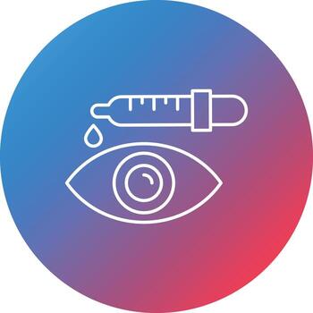 ojo gotas icono imagen. lata además ser usado para web aplicaciones, móvil aplicaciones y impresión medios de comunicación. vector