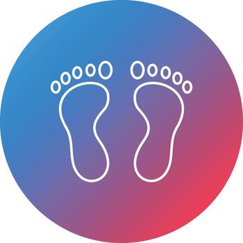 Foot icon image. Can also be used for web apps, mobile apps and print media. vector