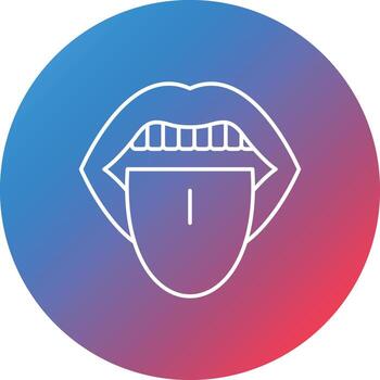 lengua icono imagen. lata además ser usado para web aplicaciones, móvil aplicaciones y impresión medios de comunicación. vector