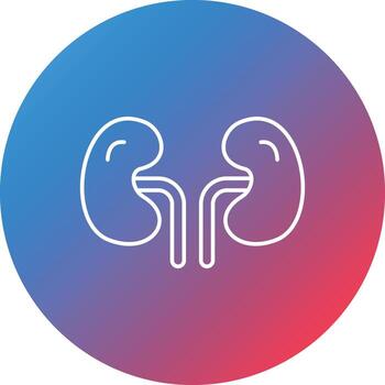 riñón icono imagen. lata además ser usado para web aplicaciones, móvil aplicaciones y impresión medios de comunicación. vector