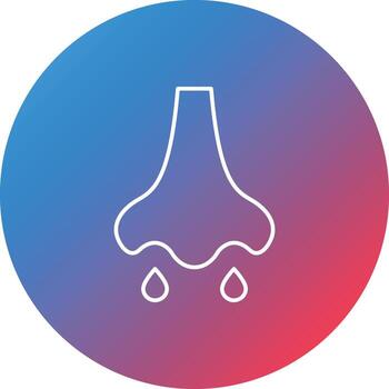 Running Nose icon image. Can also be used for web apps, mobile apps and print media. vector