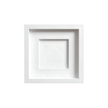 vit fyrkant ram med dubbel- gräns tömma Centrum perfekt för visa png