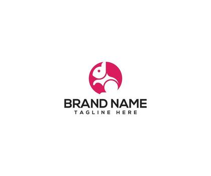 Dynamic Logo A creative emblem featuring a stylized squirrel, rendered in a modern aesthetic, with ample space for the insertion of brand identity elements, suitable for various business endeavors. vector