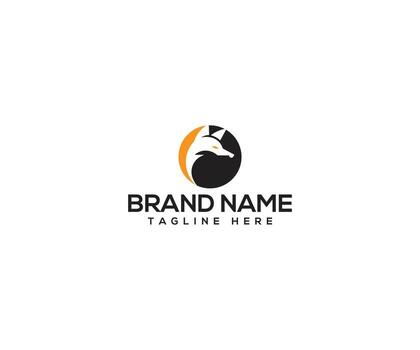 Fox Brand Logo An abstract fox logo with modern design, creating a simple and clean mark. vector