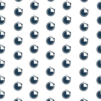 Stopwatch Timer Icon Pattern vector