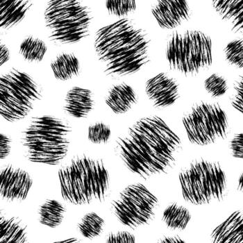 sin costura modelo con oscuro mano dibujado Escribiendo frotis en blanco antecedentes. resumen grunge textura. ilustración. vector