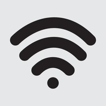 Wireless Internet Connection Icon vector