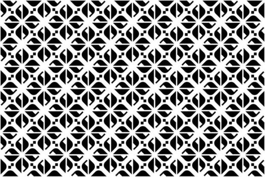Abstract tile style black and white background pattern. Perfect for branding, wrapping, digital prints, wallpapers, packaging, and textile design. EPS10 vector