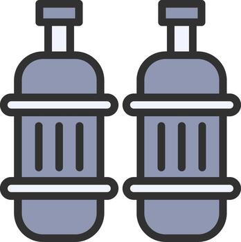 Oxygen Gradient Style Element vector