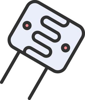 Light Sensor Solid Fill Symbol vector