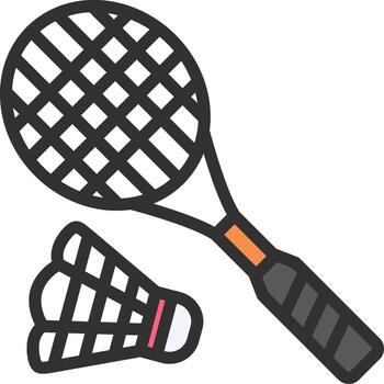 Badminton Coded UI Symbol vector